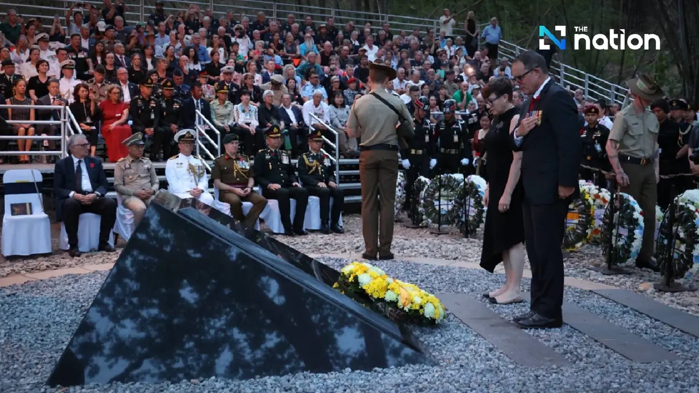 Australia and New Zealand mark Anzac Day 2026 in Kanchanaburi