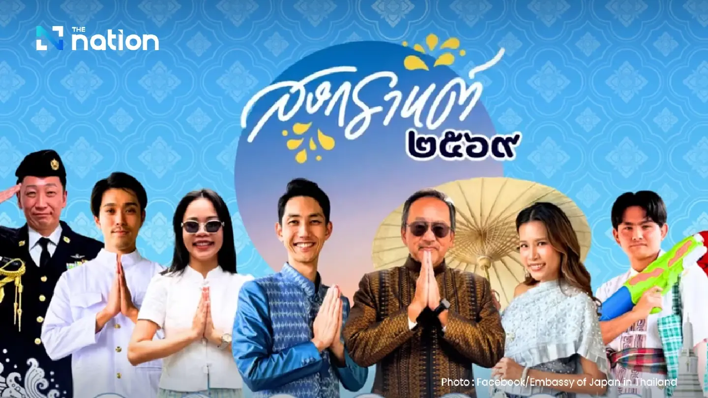 Japanese ambassador leads Thai fashion splash at Songkran Japanese ambassador leads Thai fashion splash at Songkran