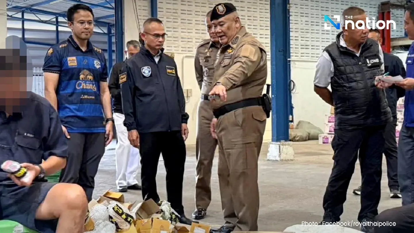 Police seize THB200 million in vape raid, arrest 7 suspects