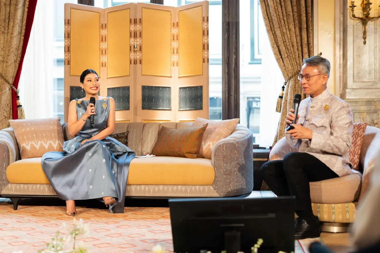 HRH Princess Sirivannavari Graces Academic Forum in The Hague to Celebrate Thai Textile Heritage HRH Princess Sirivannavari Graces Academic Forum in The Hague to Celebrate Thai Textile Heritage