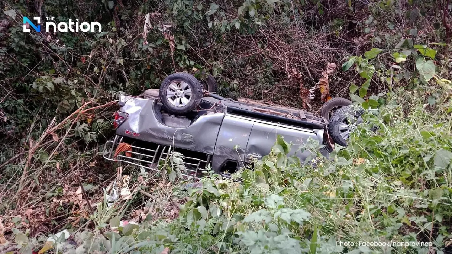 Nine killed in Nan pickup crash on steep mountain road Nine killed in Nan pickup crash on steep mountain road