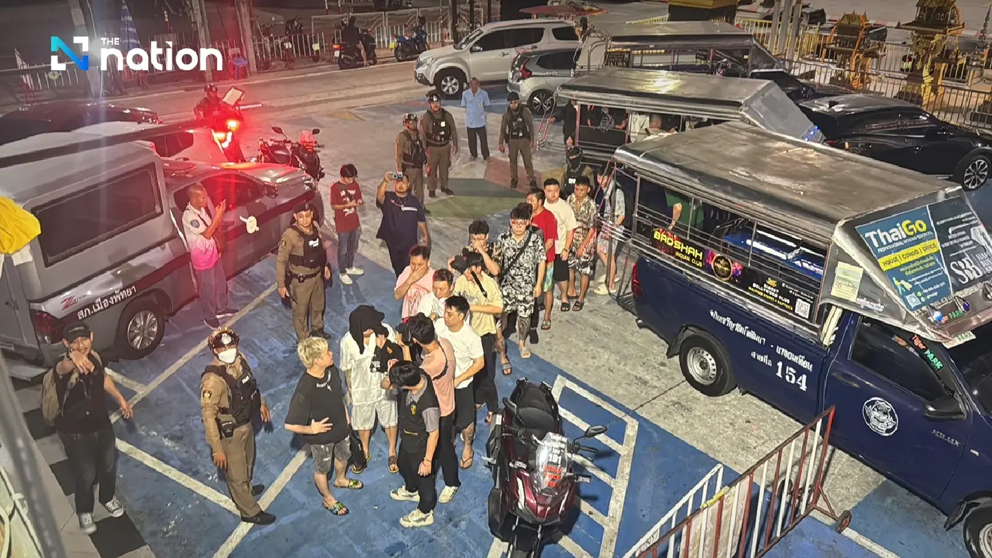 VIP karaoke drug raid in Pattaya nets 36 Chinese nationals after dramatic police sweep VIP karaoke drug raid in Pattaya nets 36 Chinese nationals after dramatic police sweep