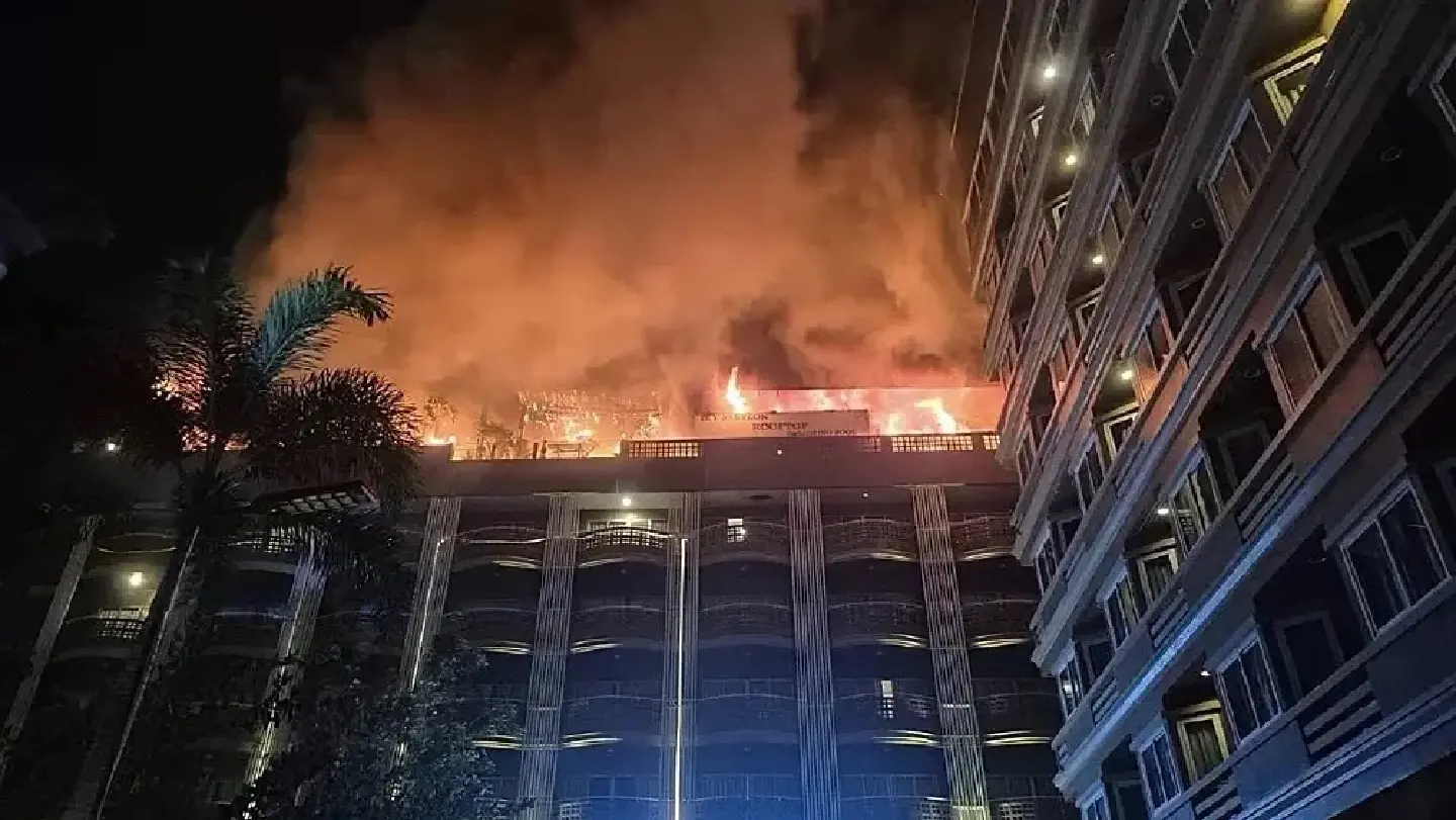 Pattaya hotel fire traps guests as rescue teams rush to evacuate tourists