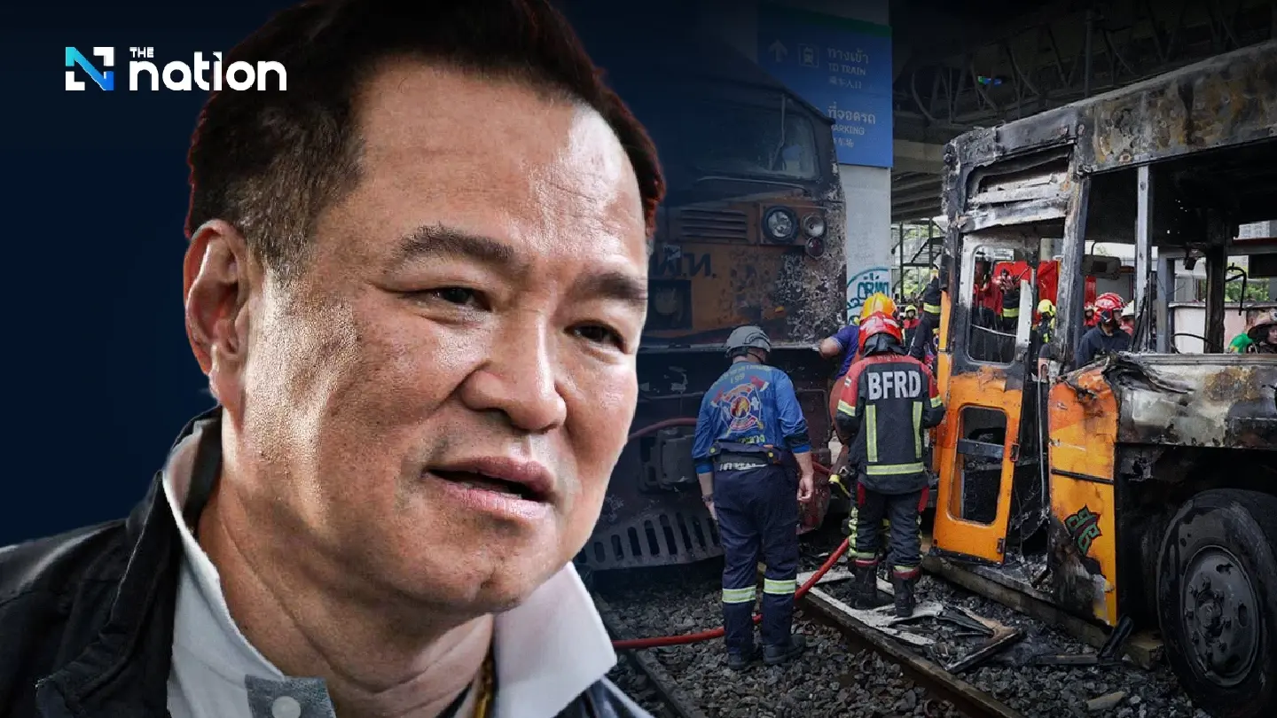 Anutin orders full care for victims of Makkasan train-bus crash