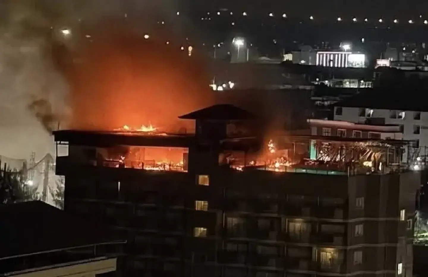 Pattaya hotel rooftop fire injures four, no deaths reported Pattaya hotel rooftop fire injures four, no deaths reported