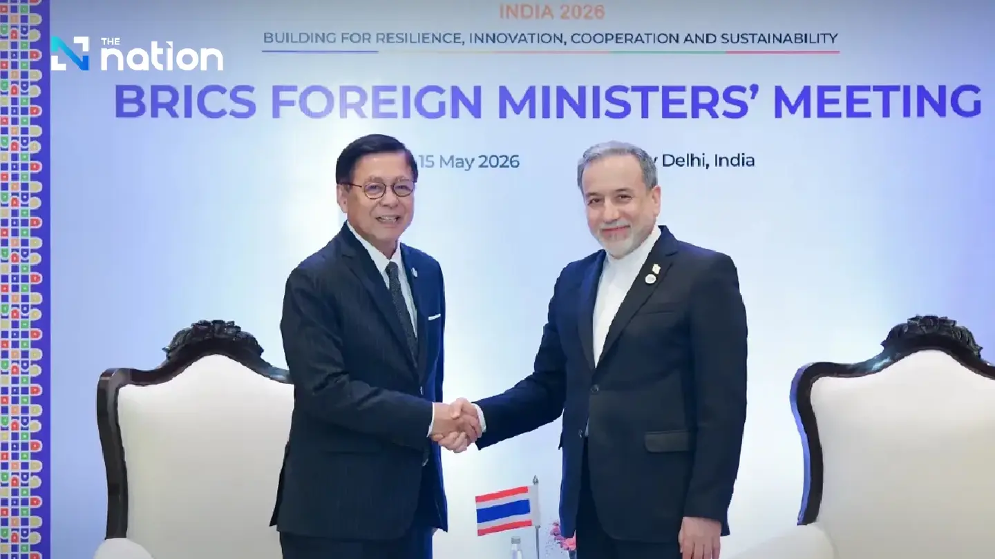 Sihasak meets Iranian foreign minister, hopes for Middle East peace and Hormuz reopening