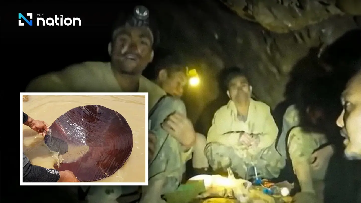 Lao cave survivors ate wooden gold pans to stay alive Lao cave survivors ate wooden gold pans to stay alive