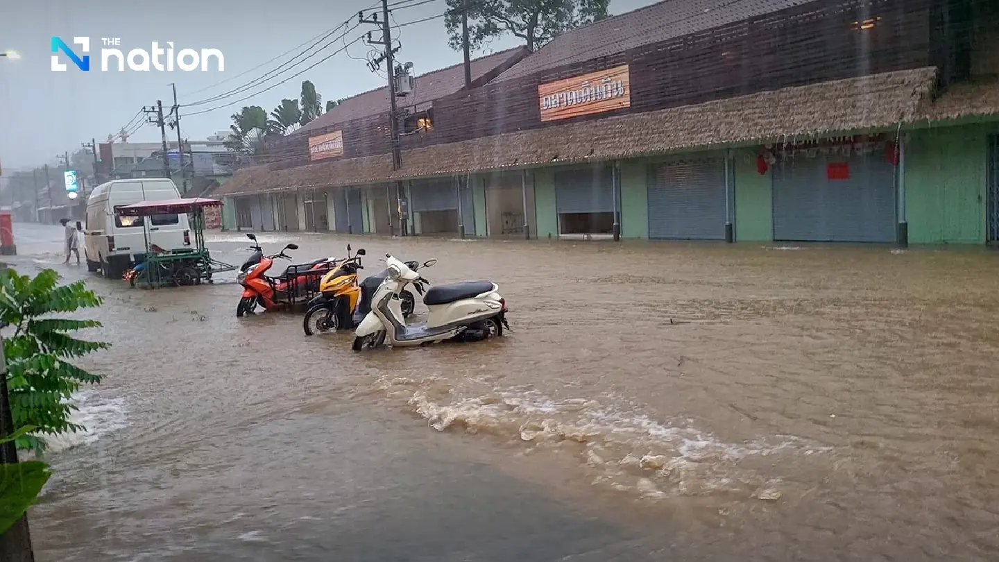 TMD warns of very heavy rain, flash floods and rough seas across Thailand TMD warns of very heavy rain, flash floods and rough seas across Thailand
