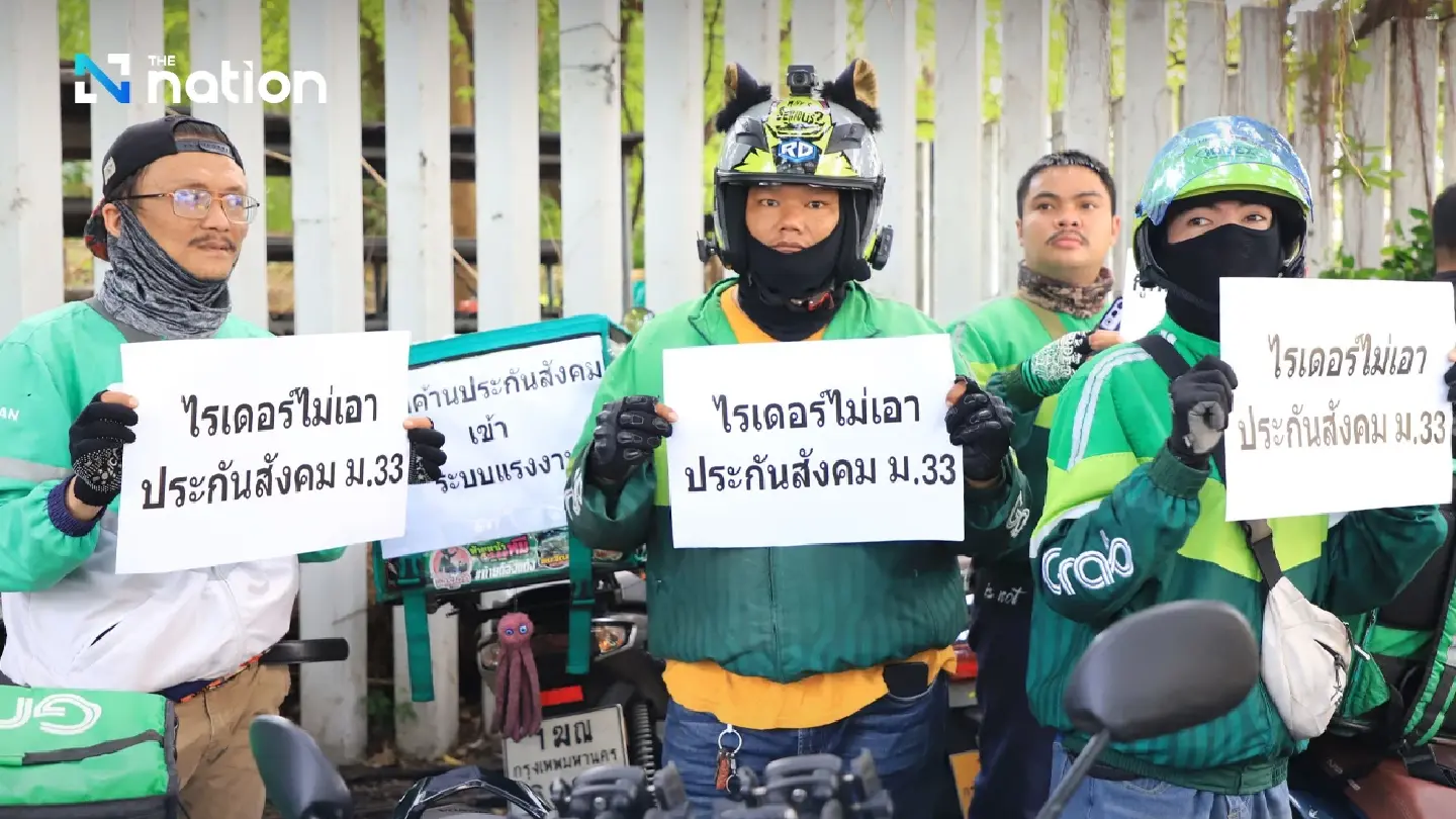 Delivery riders oppose social security push over income fears