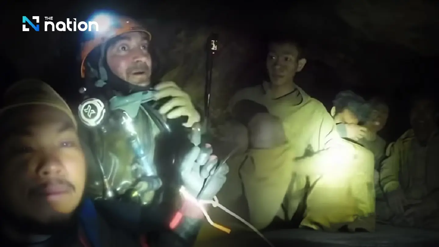 Thai rescuers find five alive in flooded Laos cave, with two still missing Thai rescuers find five alive in flooded Laos cave, with two still missing