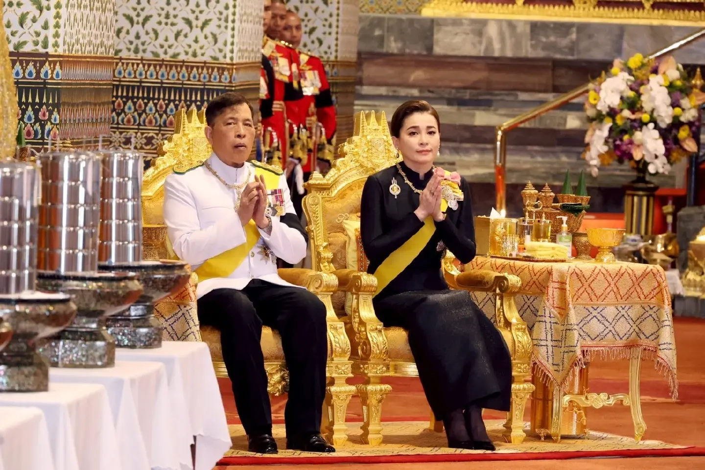 Their Majesties attend Coronation Day ceremony at Grand Palace
