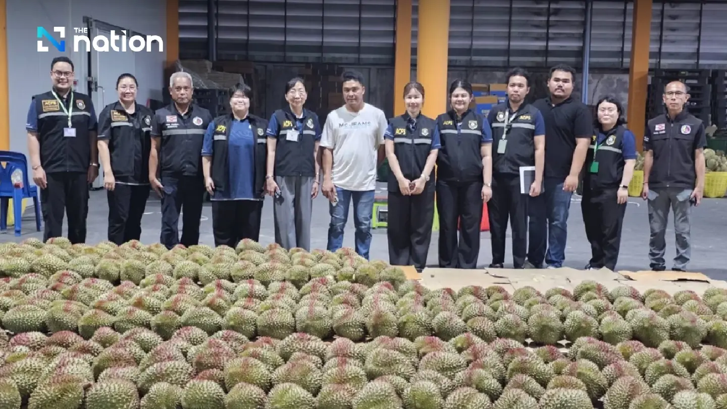 Durian crackdown — 1.5 tonnes of unripe fruit seized in Chanthaburi