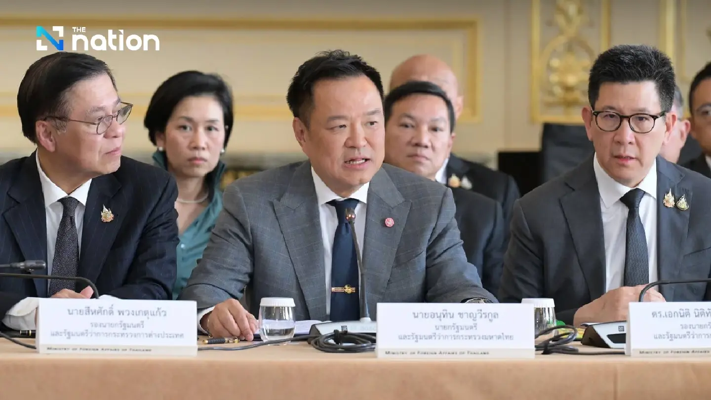 Anutin tells Team Thailand in Europe to turn diplomacy into real benefits Anutin tells Team Thailand in Europe to turn diplomacy into real benefits