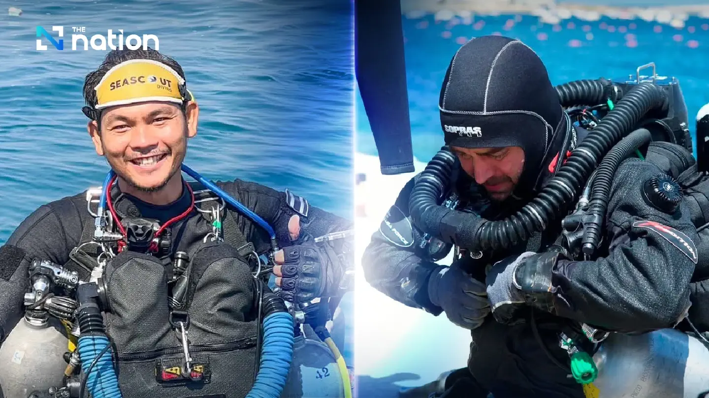 Tham Luang divers join Laos cave rescue as water rises Tham Luang divers join Laos cave rescue as water rises