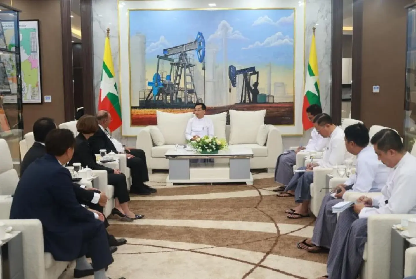 Myanmar and PTTEP discuss gas output and pipeline security plans