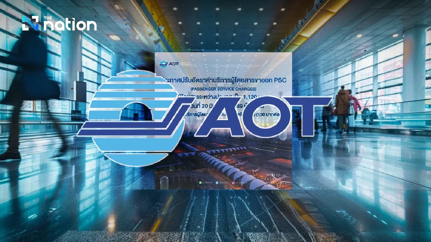 AOT hikes departure service charge to 1,120 baht – Exit tax still under review