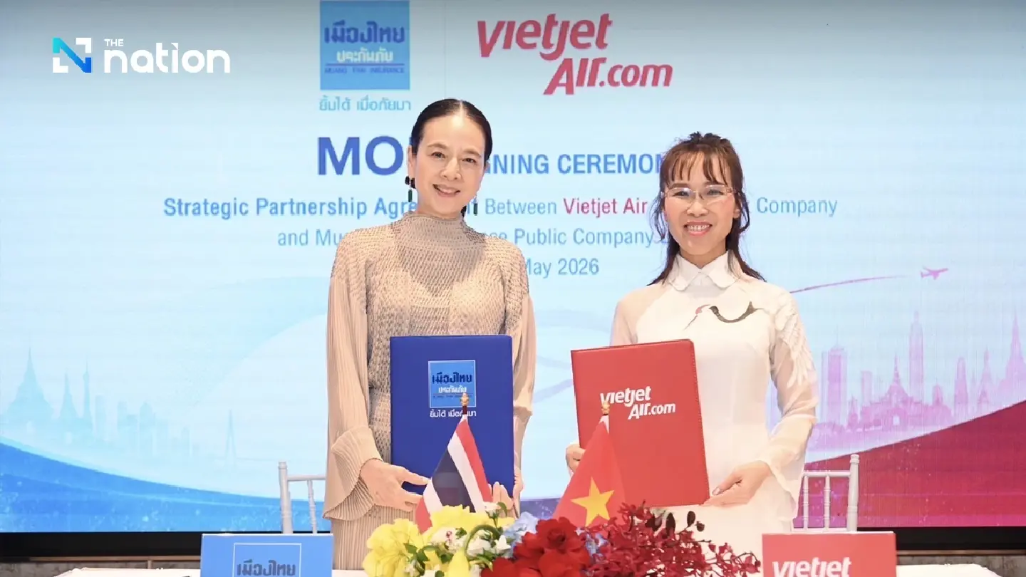 Muang Thai Insurance Signs Strategic MOU with Vietjet Group to Strengthen Business Cooperation and Enhance Thailand-Vietnam Connectivity Through Sports and Culture