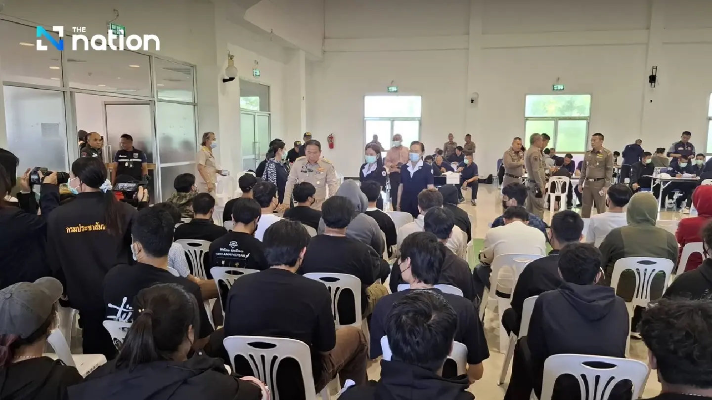 Laos hands over 106 Thais linked to scam-gang crackdown Laos hands over 106 Thais linked to scam-gang crackdown