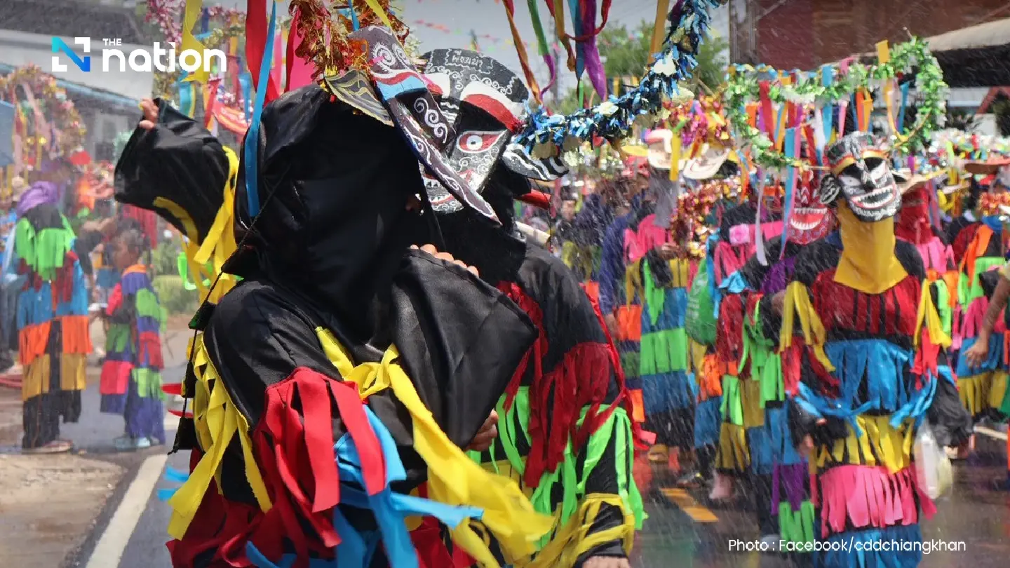 Loei’s Phi Khon Nam festival draws crowds to Chiang Khan village