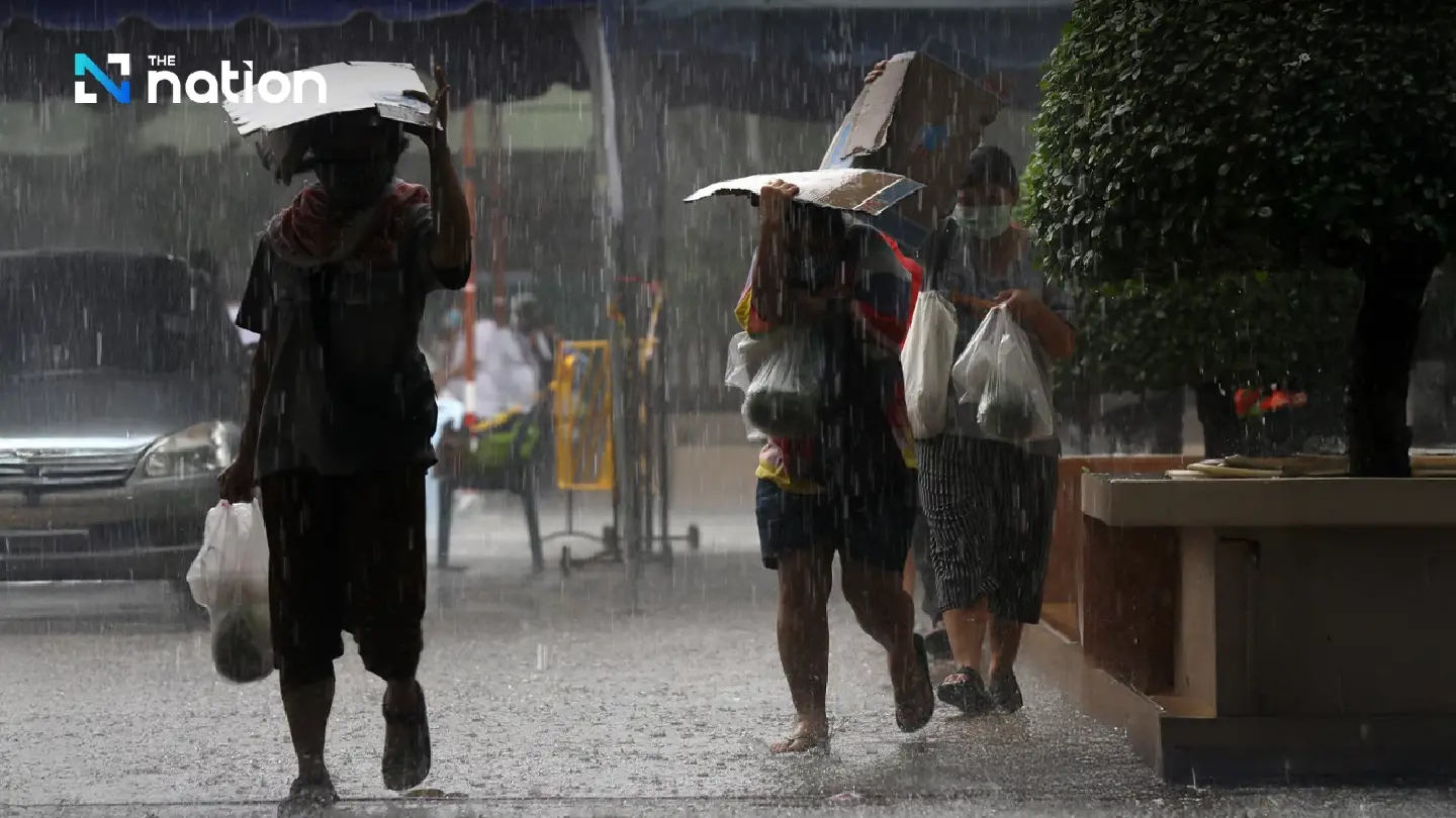 44 Thai provinces warned of heavy rain, thunderstorms and strong winds