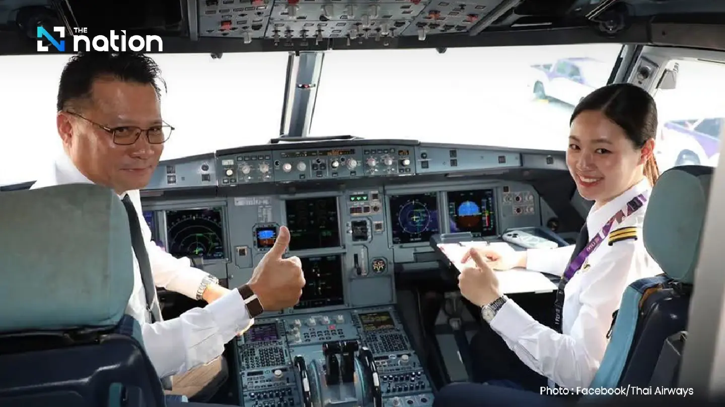 Thai Airways makes history with first female pilot in 66 years Thai Airways makes history with first female pilot in 66 years