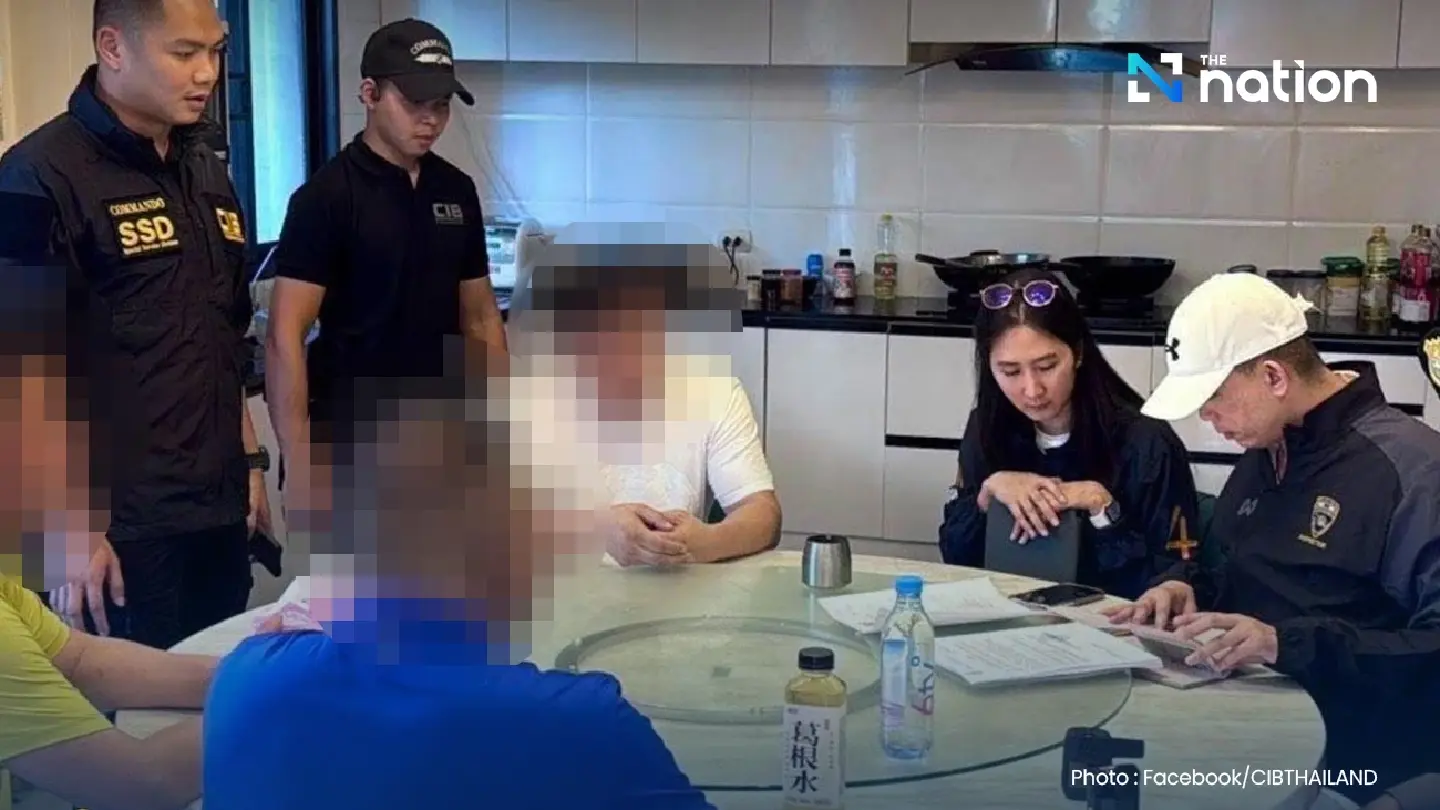 Chinese fraud suspects arrested in Pattaya raid Chinese fraud suspects arrested in Pattaya raid