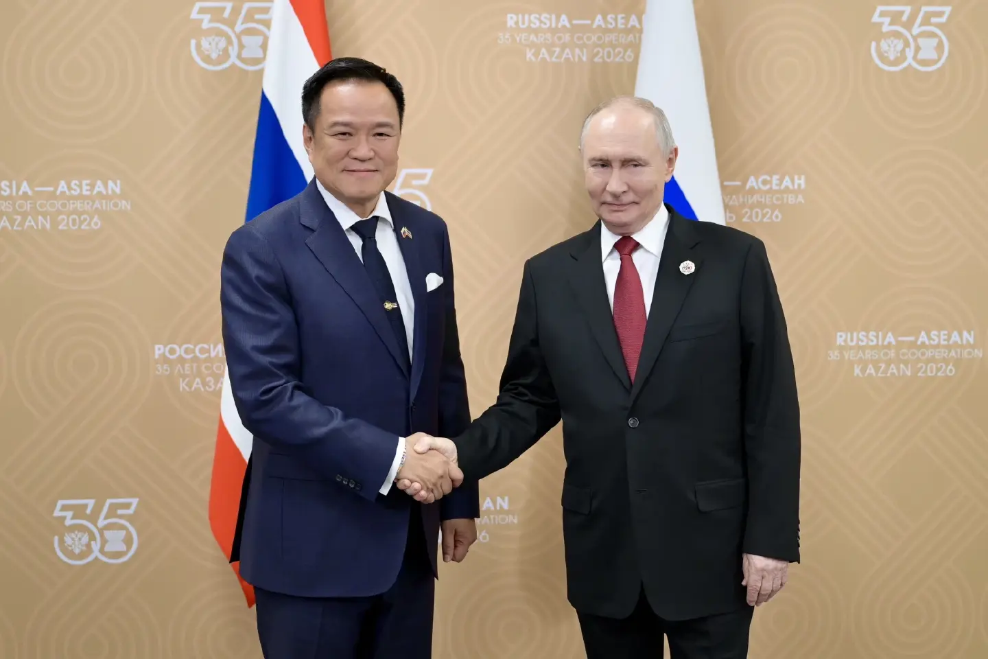 Inside Kazan summit: Thailand backs EAEU free trade push as Anutin meets Putin
