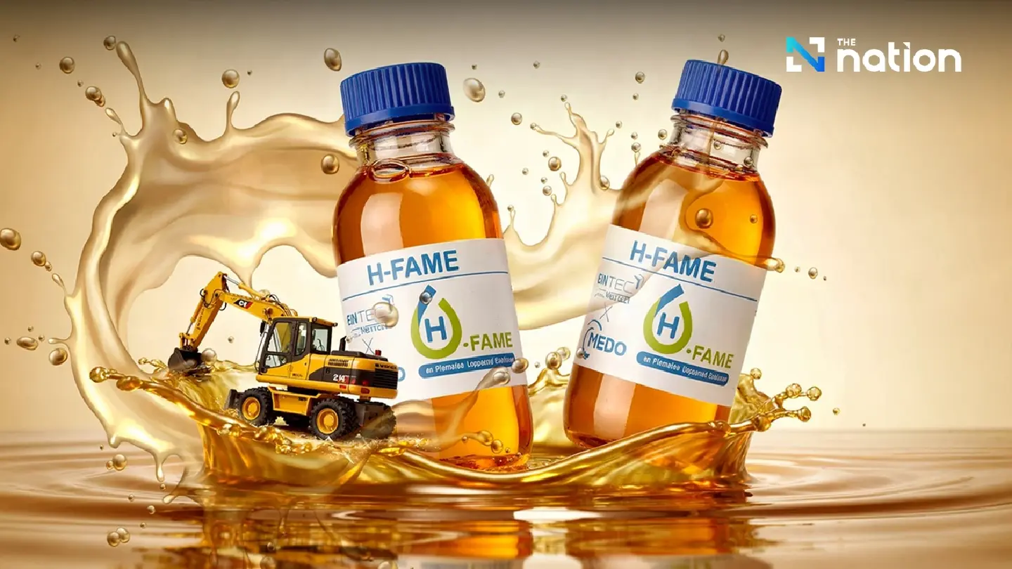 Thai-Made H-FAME Cuts PM Emissions Without Engine Modification Thai-Made H-FAME Cuts PM Emissions Without Engine Modification