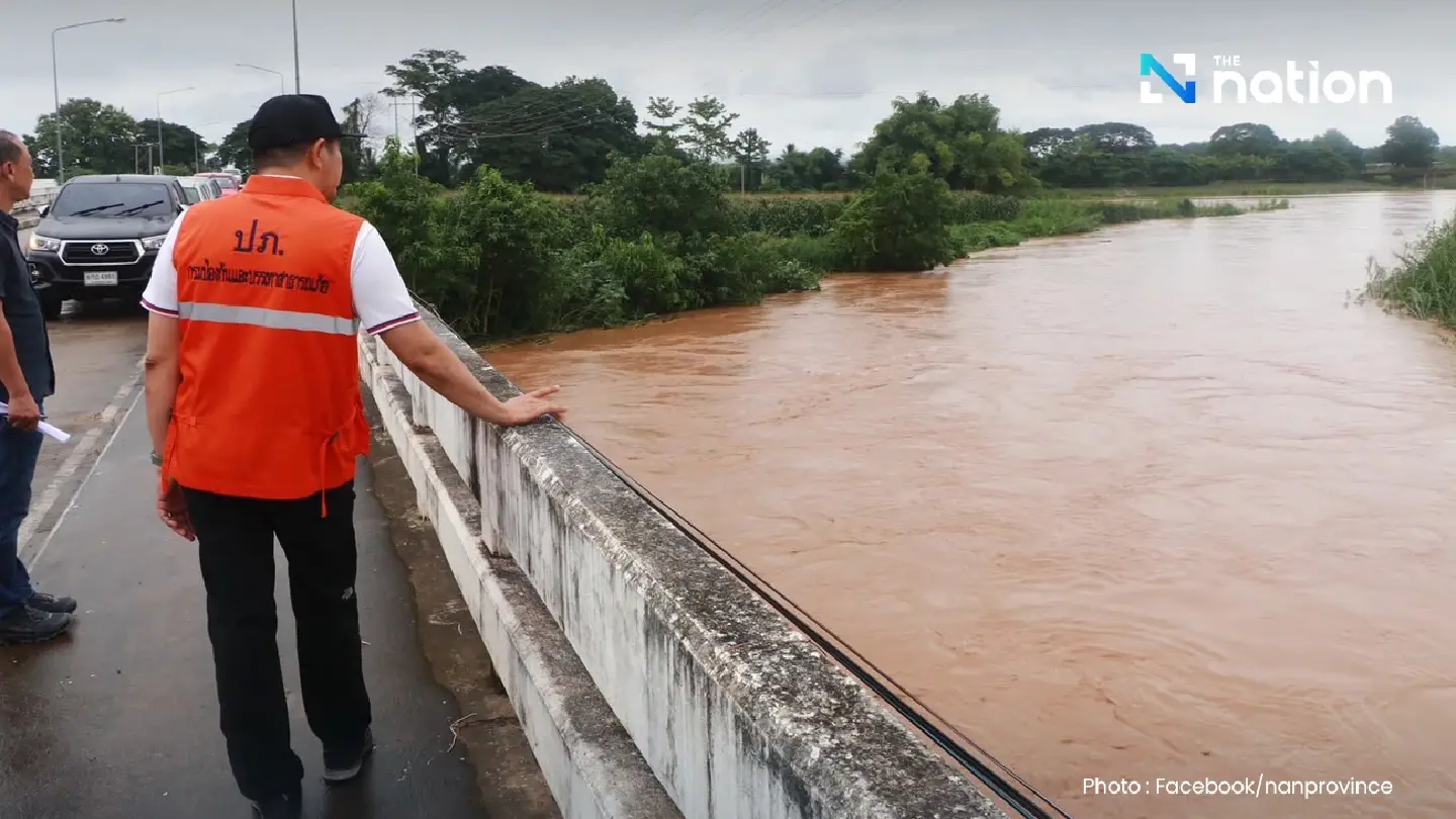 Nan on 24-hour alert as heavy rain raises flash flood risk