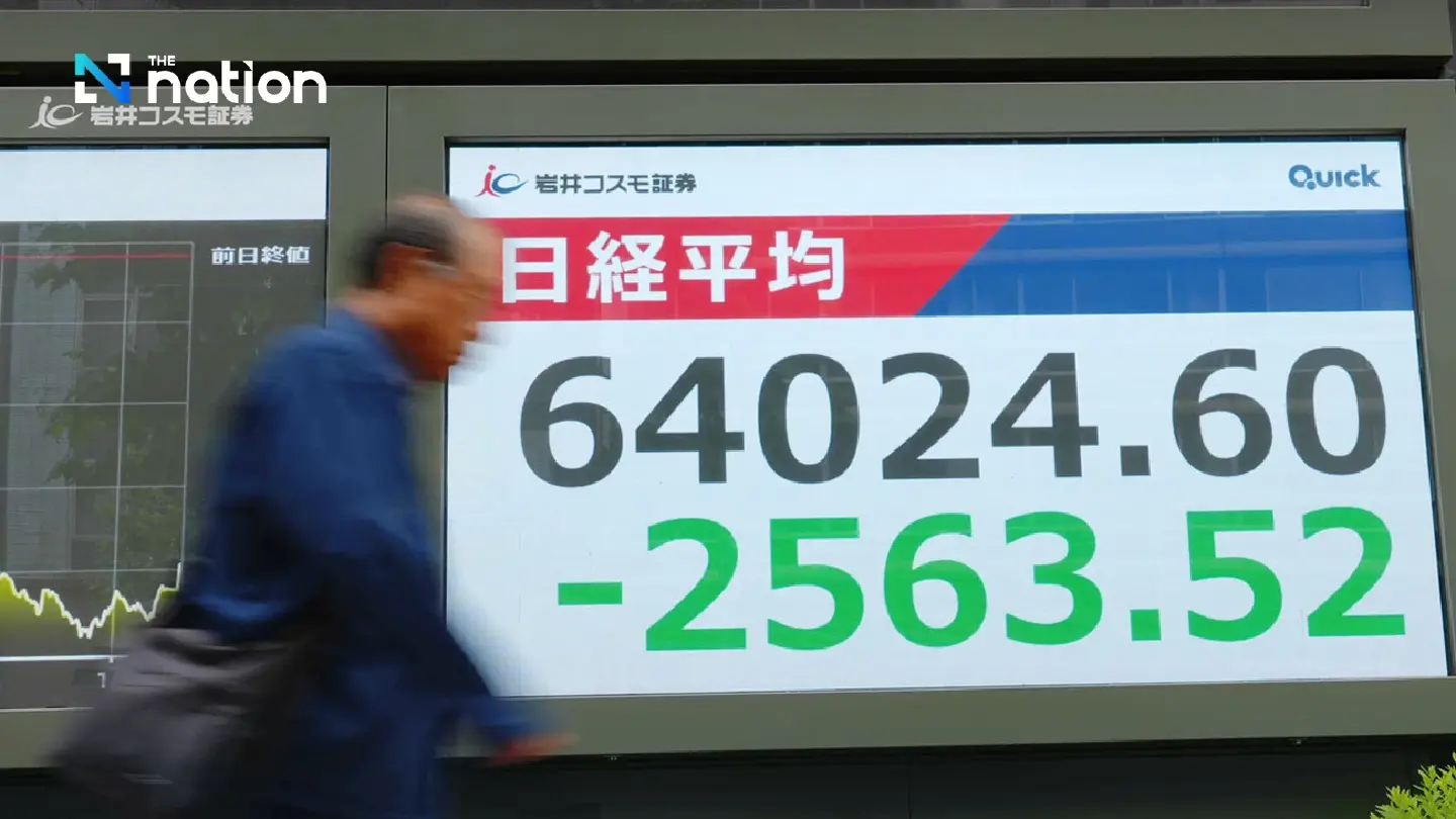 Tokyo stocks plunge as AI-linked shares trigger heavy selling