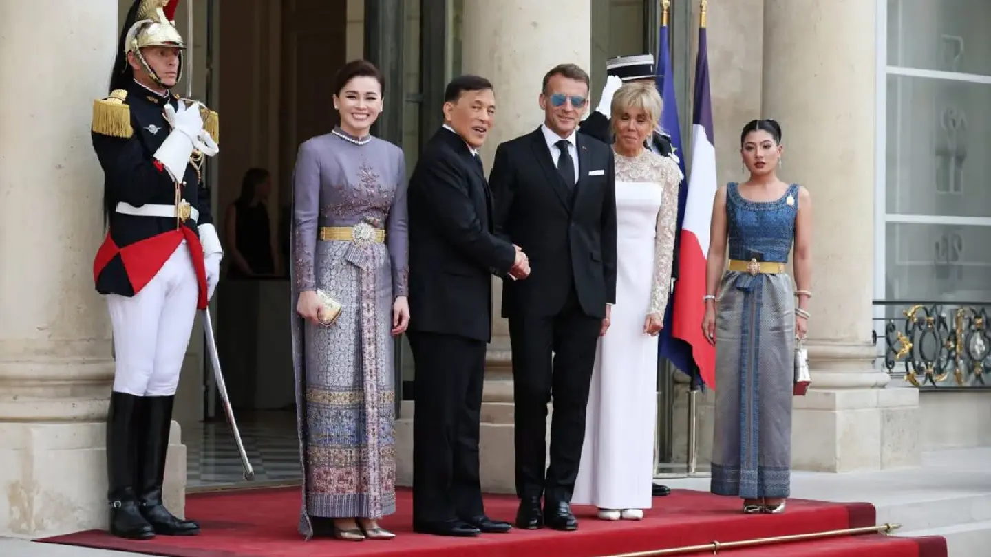 Their Majesties the King and Queen receive top French honours from President Macron