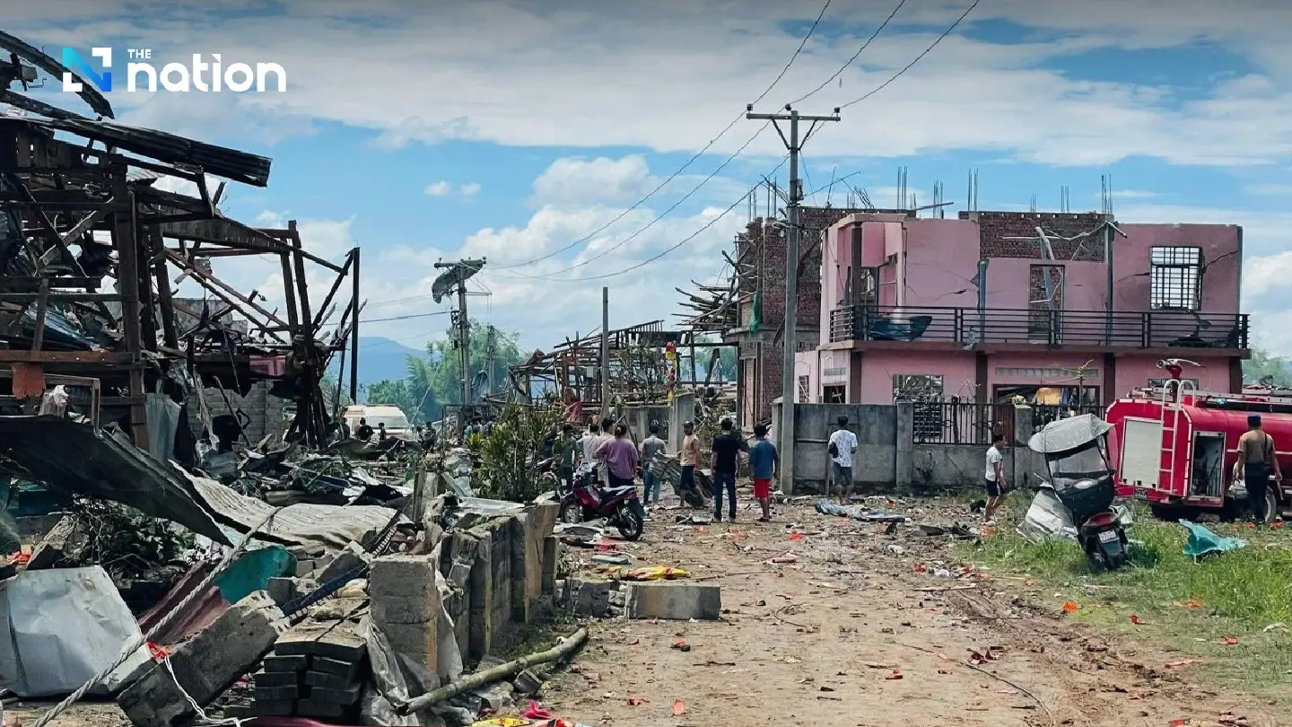 Myanmar village blast kills dozens near China border Myanmar village blast kills dozens near China border
