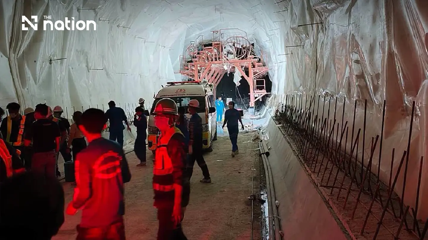 SRT offers condolences, halts Chiang Rai rail tunnel work after collapse kills two workers SRT offers condolences, halts Chiang Rai rail tunnel work after collapse kills two workers