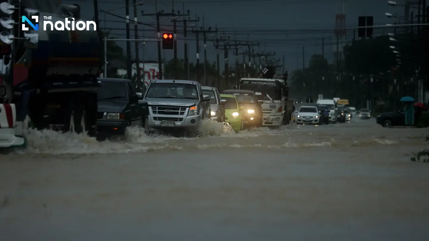 Monsoon covers Thailand as heavy rain affects 60-70% of areas