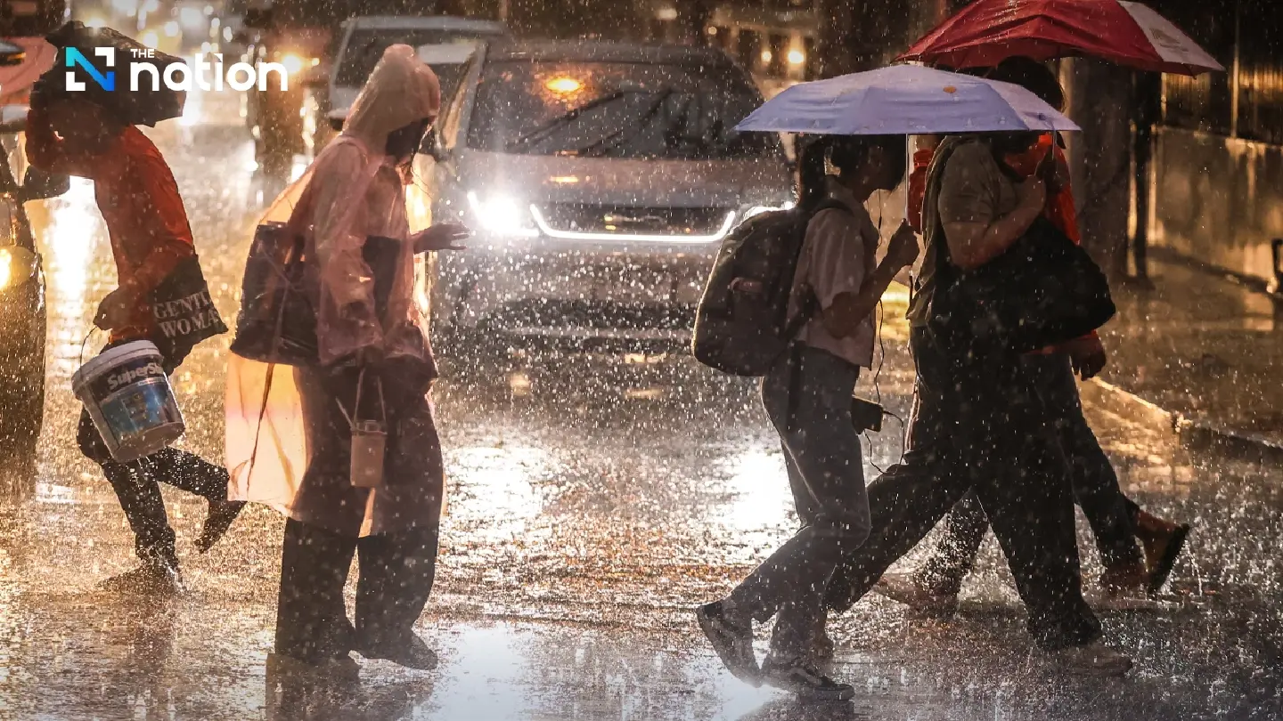 Heavier rain forecast across Thailand as monsoon trough crosses country Heavier rain forecast across Thailand as monsoon trough crosses country
