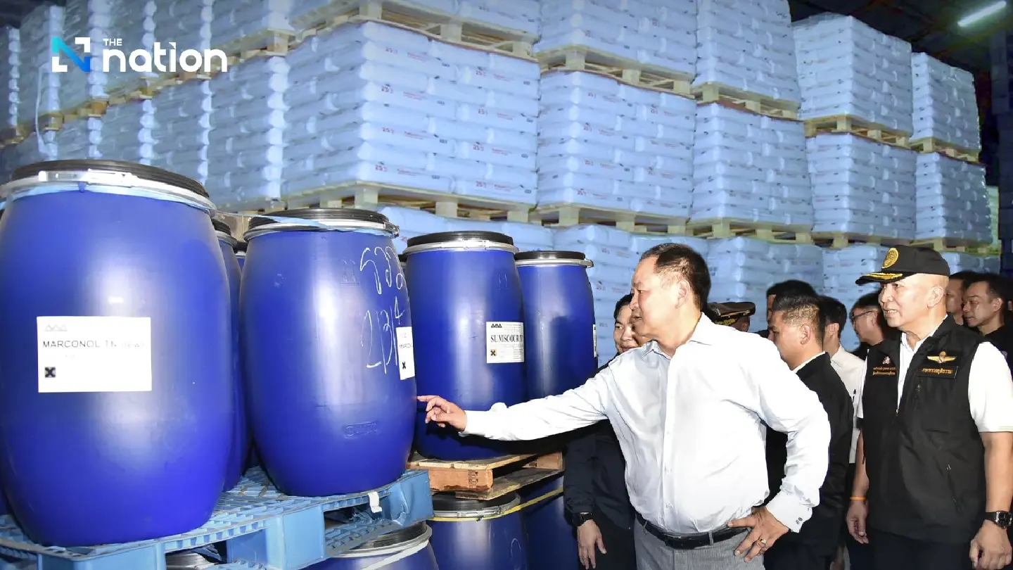 ONCB and DSI seize chemicals enough for 1.1bn meth pills