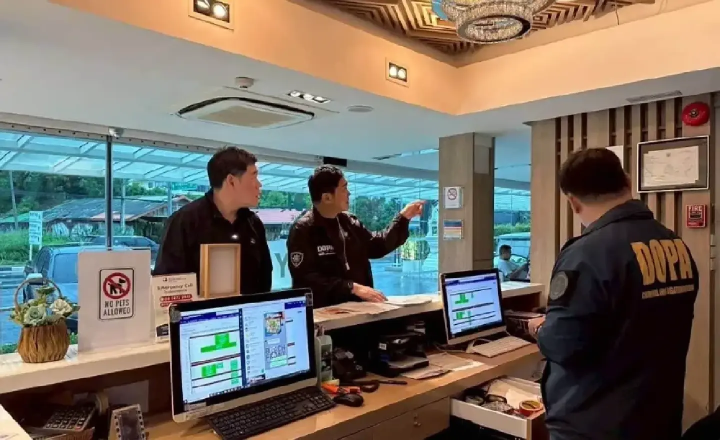 DOPA raids three Phuket hotels over alleged illegal operations DOPA raids three Phuket hotels over alleged illegal operations