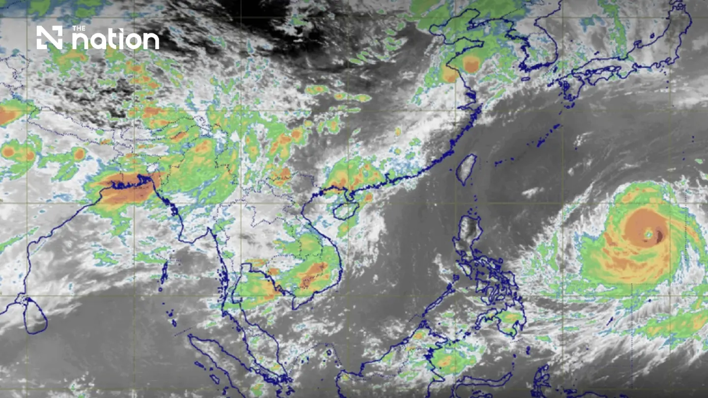 Typhoon Bavi to miss Thailand but bring heavier monsoon rain from July 10