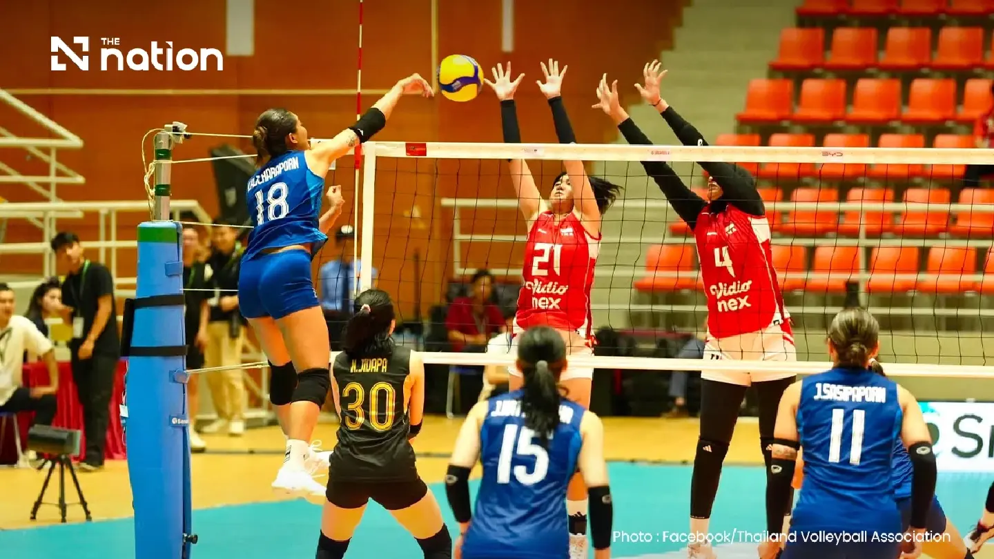 Thailand open SEA V Cup campaign with four-set win over Indonesia Thailand open SEA V Cup campaign with four-set win over Indonesia