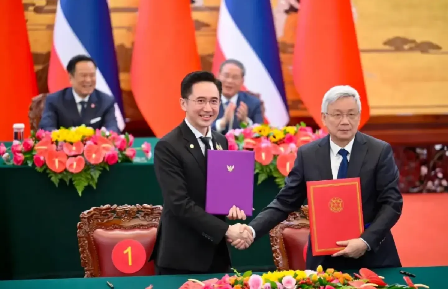 Thailand and China sign five agreements to build future industries