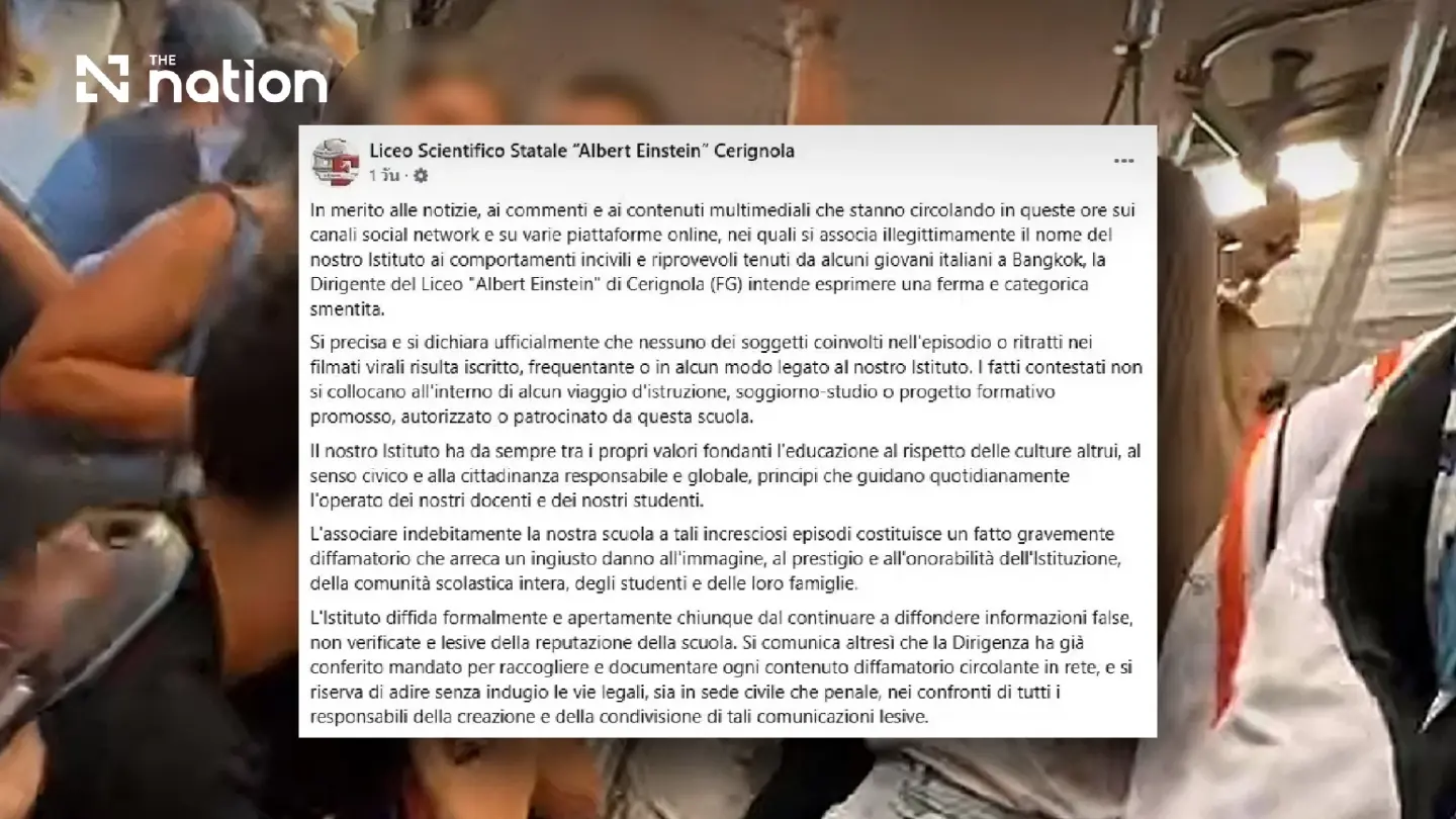 Italian school denies link to BTS row and warns of legal action Italian school denies link to BTS row and warns of legal action