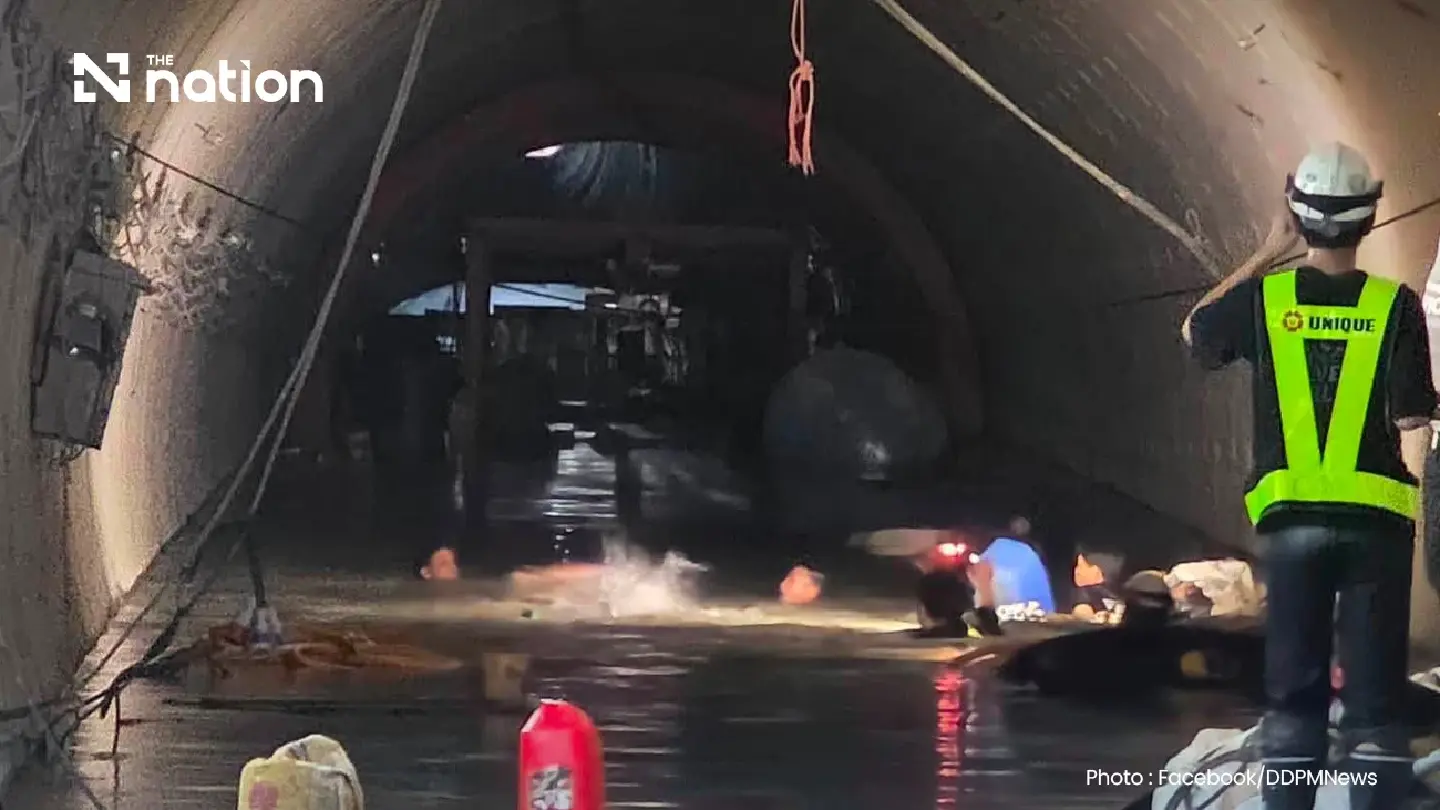 MRTA controls Purple Line tunnel seepage, points to sump pit joint MRTA controls Purple Line tunnel seepage, points to sump pit joint