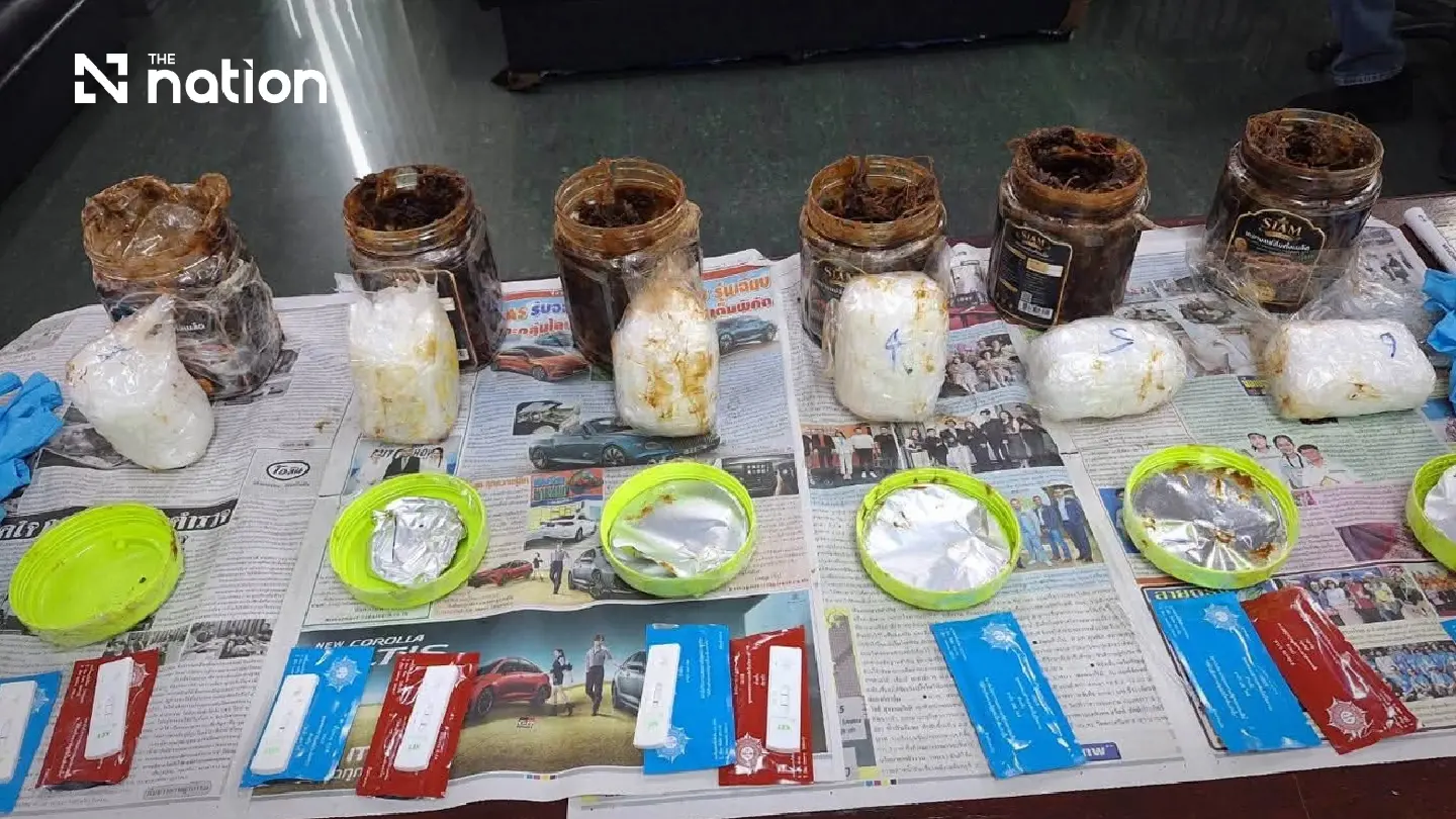 Bangkok police investigate crystal meth found in Japan-bound parcel Bangkok police investigate crystal meth found in Japan-bound parcel