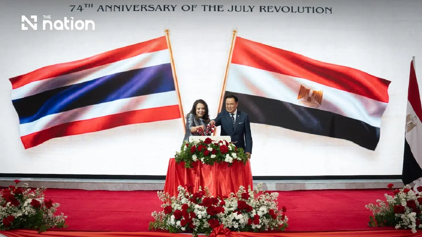 Anutin reaffirms Thai-Egyptian ties at Egypt National Day reception Anutin reaffirms Thai-Egyptian ties at Egypt National Day reception