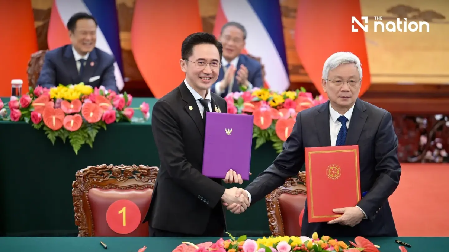 Thailand and China sign five agreements to build future industries