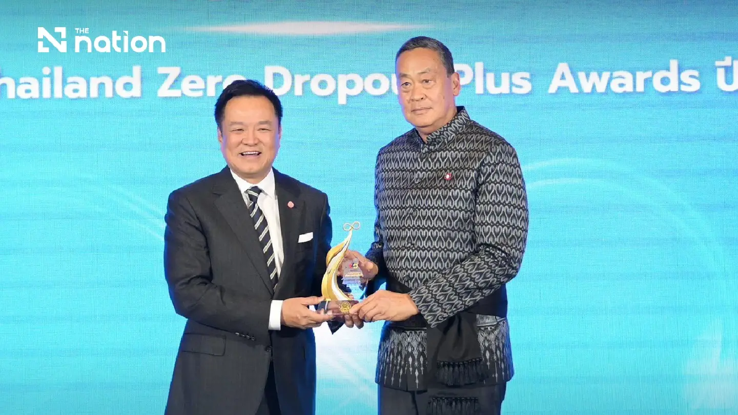 Srettha honoured as Ratchaburi Zero Dropout Sandbox shapes national educational policy Srettha honoured as Ratchaburi Zero Dropout Sandbox shapes national educational policy