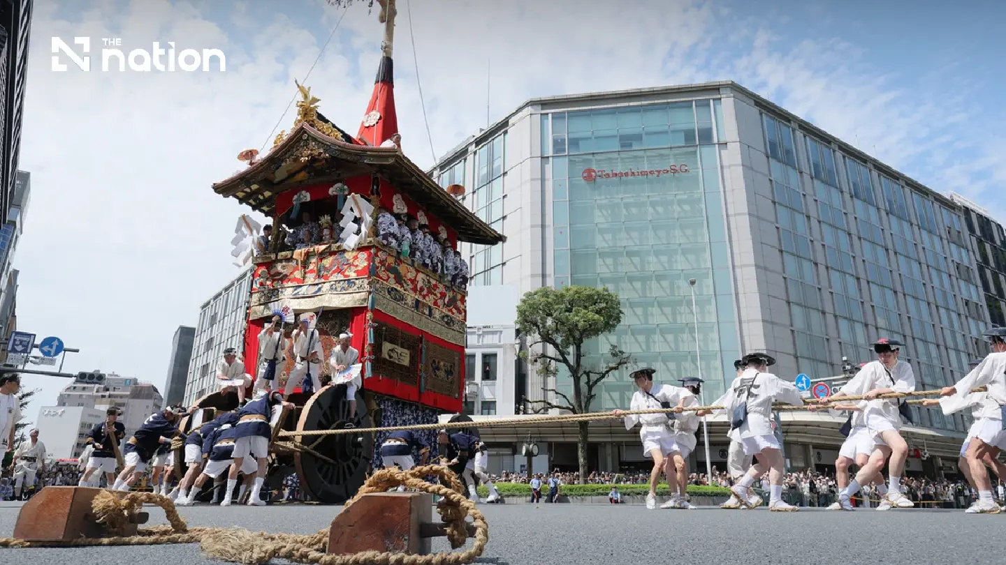 Kyoto’s Gion Matsuri fills streets with ornate yamahoko floats