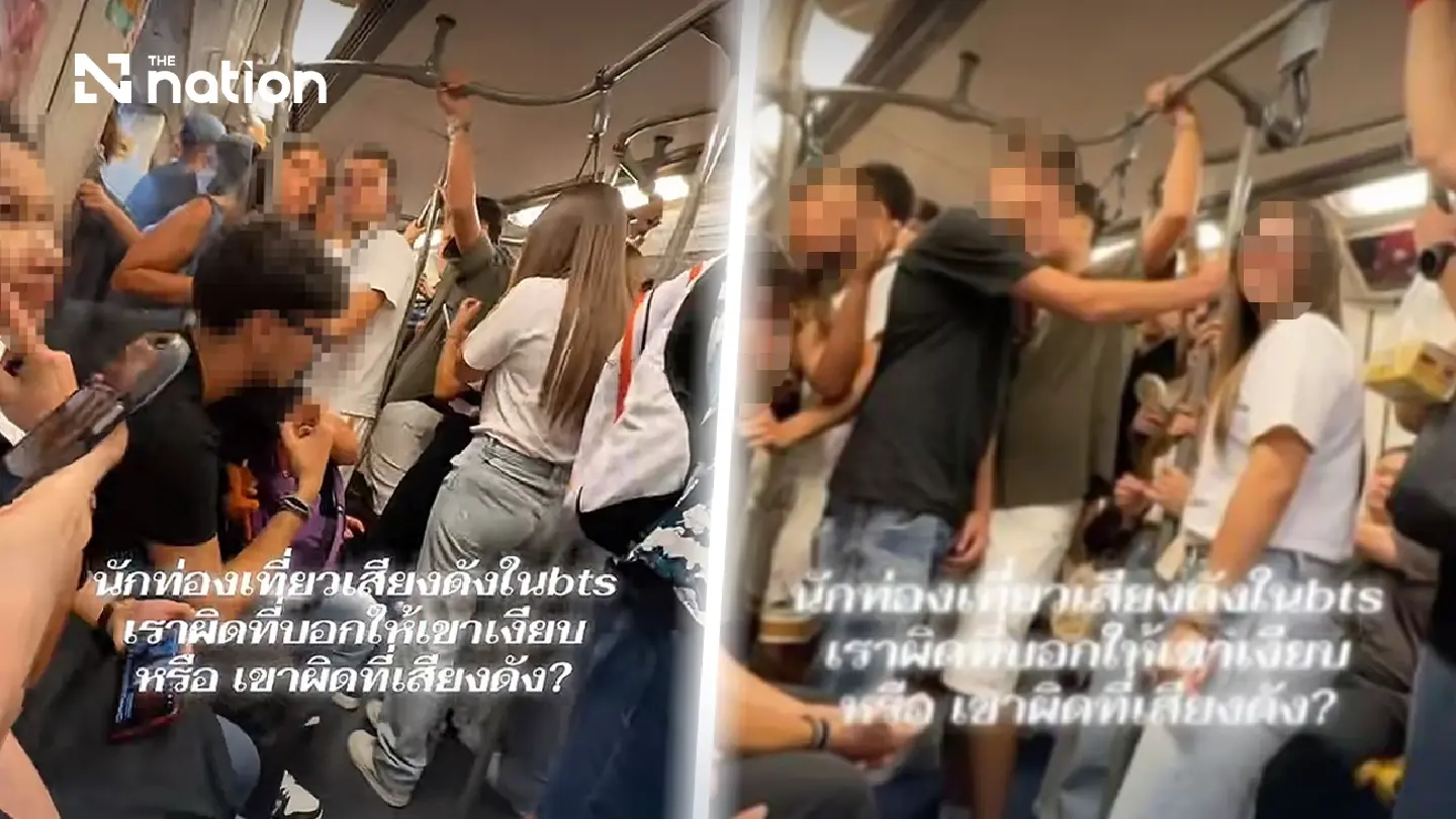 Thai woman’s row with noisy tourists on electric train goes viral Thai woman’s row with noisy tourists on electric train goes viral