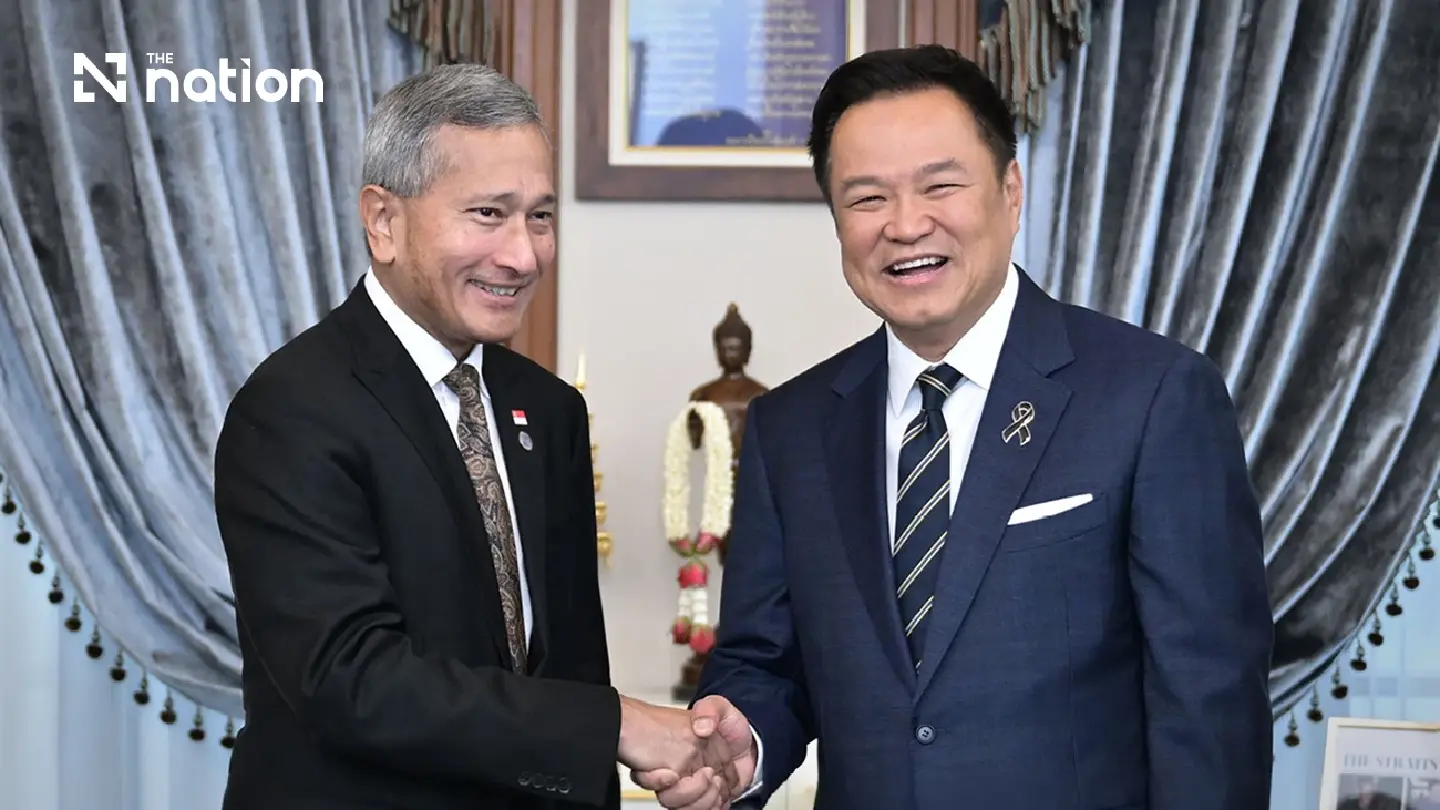 Anutin discusses ASEAN Power Grid investment with Singapore foreign minister Anutin discusses ASEAN Power Grid investment with Singapore foreign minister