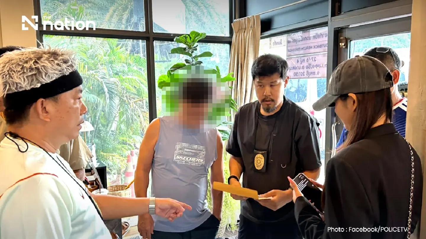 South Korean scam suspect arrested in Pattaya over Interpol warrant South Korean scam suspect arrested in Pattaya over Interpol warrant